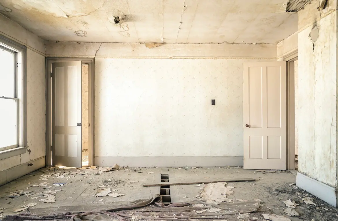 Waste disposal crew managing a cleanout project in Middleville